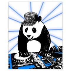 Deejay Panda Drawstring Bag (small) by Valentinaart