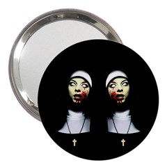 Horror Nuns 3  Handbag Mirrors by Valentinaart