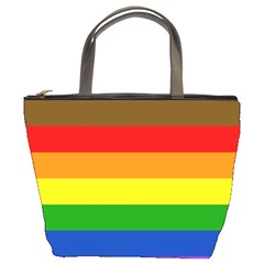 Philadelphia Pride Flag Bucket Bags by Valentinaart
