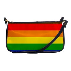 Philadelphia Pride Flag Shoulder Clutch Bags by Valentinaart