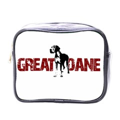 Great Dane Mini Toiletries Bags by Valentinaart