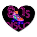 Roller Skater 80s Heart Mousepads Front