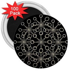 Ornate Chained Atrwork 3  Magnets (100 Pack) by dflcprints