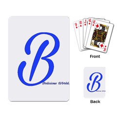 Belicious World  b  Coral Playing Card by beliciousworld