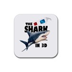 The Shark Movie Rubber Coaster (Square)  Front