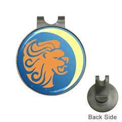 Lion Zodiac Sign Zodiac Moon Star Hat Clips With Golf Markers by Nexatart