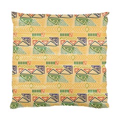 Hand Drawn Ethinc Pattern Background Standard Cushion Case (one Side)