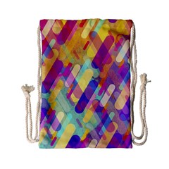 Colorful Abstract Background Drawstring Bag (small) by TastefulDesigns