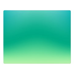 Sealife Green Gradient Double Sided Flano Blanket (large)  by designworld65