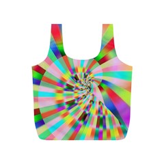 Irritation Funny Crazy Stripes Spiral Full Print Recycle Bags (s)  by designworld65