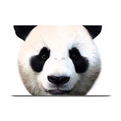 Panda Face Plate Mats by Valentinaart
