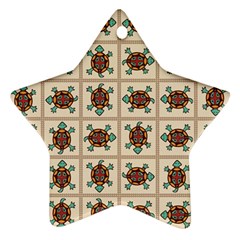 Native American Pattern Ornament (star) by linceazul