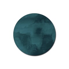 Ombre Rubber Round Coaster (4 Pack)  by ValentinaDesign