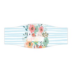 Watercolor Bouquet Floral White Stretchable Headband by Nexatart