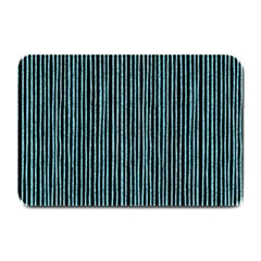 Stylish Frost Blue Strips Plate Mats by gatterwe