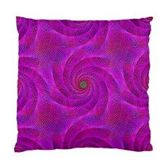 Pink Abstract Background Curl Standard Cushion Case (one Side)