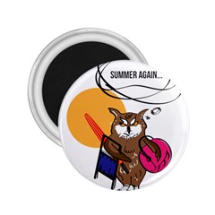 Owl That Hates Summer T Shirt 2 25  Magnets by AmeeaDesign