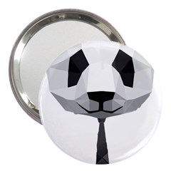 Office Panda T Shirt 3  Handbag Mirrors by AmeeaDesign