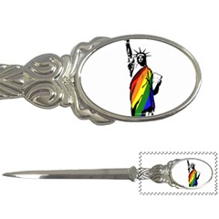 Pride Statue Of Liberty  Letter Openers by Valentinaart