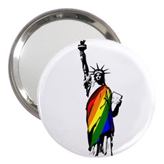 Pride Statue Of Liberty  3  Handbag Mirrors by Valentinaart