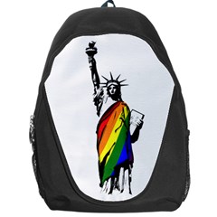 Pride Statue Of Liberty  Backpack Bag by Valentinaart