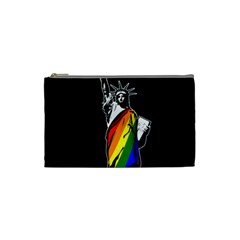 Pride Statue Of Liberty  Cosmetic Bag (small)  by Valentinaart