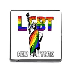 Lgbt New York Memory Card Reader (square) by Valentinaart