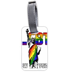 Lgbt New York Luggage Tags (two Sides) by Valentinaart