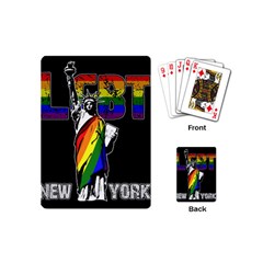 Lgbt New York Playing Cards (mini)  by Valentinaart