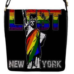 Lgbt New York Flap Messenger Bag (s) by Valentinaart