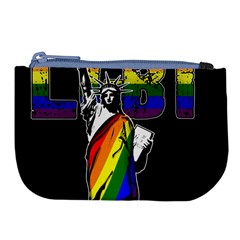 Lgbt New York Large Coin Purse by Valentinaart