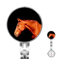 Horse Stainless Steel Nurses Watch by Valentinaart