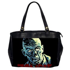 Zombie Office Handbags (2 Sides)  by Valentinaart