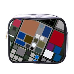 Abstract Composition Mini Toiletries Bags by Nexatart