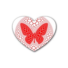 Butterfly Heart Coaster (4 Pack) 