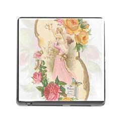 Vintage Floral Illustration Memory Card Reader (square) by paulaoliveiradesign