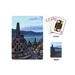 Borobudur Temple  Morning Serenade Playing Cards (mini)  by Nexatart