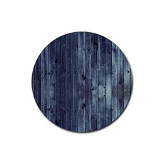 Grey Fence 2 Rubber Round Coaster (4 Pack)  by trendistuff