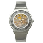 Sunset in the Mountains Stainless Steel Watch