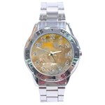 Sunset in the Mountains Stainless Steel Analogue Watch