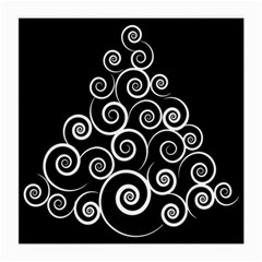 Abstract Spiral Christmas Tree Medium Glasses Cloth