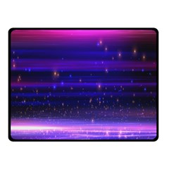 Massive Flare Lines Horizon Glow Particles Animation Background Space Double Sided Fleece Blanket (small) 