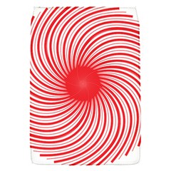 Spiral Red Polka Star Flap Covers (s)  by Mariart