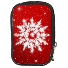 Background Christmas Star Compact Camera Cases by Nexatart