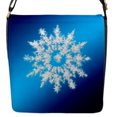 Background Christmas Star Flap Messenger Bag (s) by Nexatart