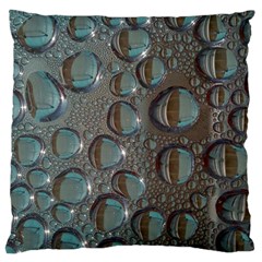 Drop Of Water Condensation Fractal Large Cushion Case (two Sides)