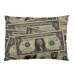 Dollar Currency Money Us Dollar Pillow Case (two Sides) by Nexatart