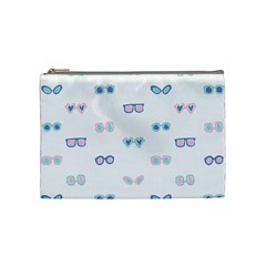 Cute Sexy Funny Sunglasses Kids Pink Blue Cosmetic Bag (medium)  by Mariart