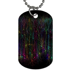 Brain Cell Dendrites Dog Tag (two Sides) by Mariart