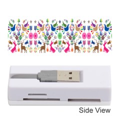 Birds Fish Flowers Floral Star Blue White Sexy Animals Beauty Rainbow Pink Purple Blue Green Orange Memory Card Reader (stick)  by Mariart